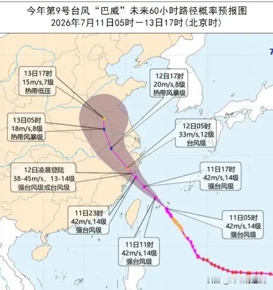 气势汹汹，巴威台风来袭，可能是近十年威力最大的台风，对中国影响巨大

今年第9号