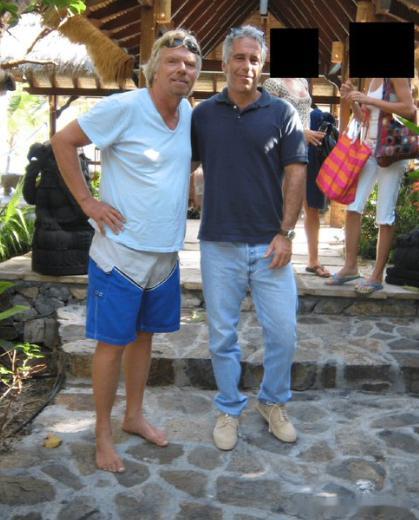 【黄金时代】维珍集团联合创始人理查德·布兰森似乎曾与杰弗里·爱泼斯坦一同出现在岛