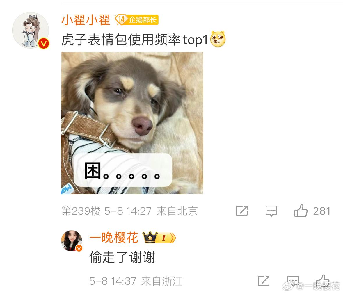 谢谢你的表情包 谢谢虎子友情出镜✌🏻​​​