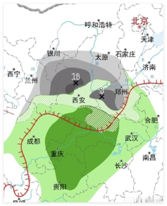 很遗憾，12月31日，陕西省西安市，只有冻死人的雨夹雪，没有真正的下雪可能……哎