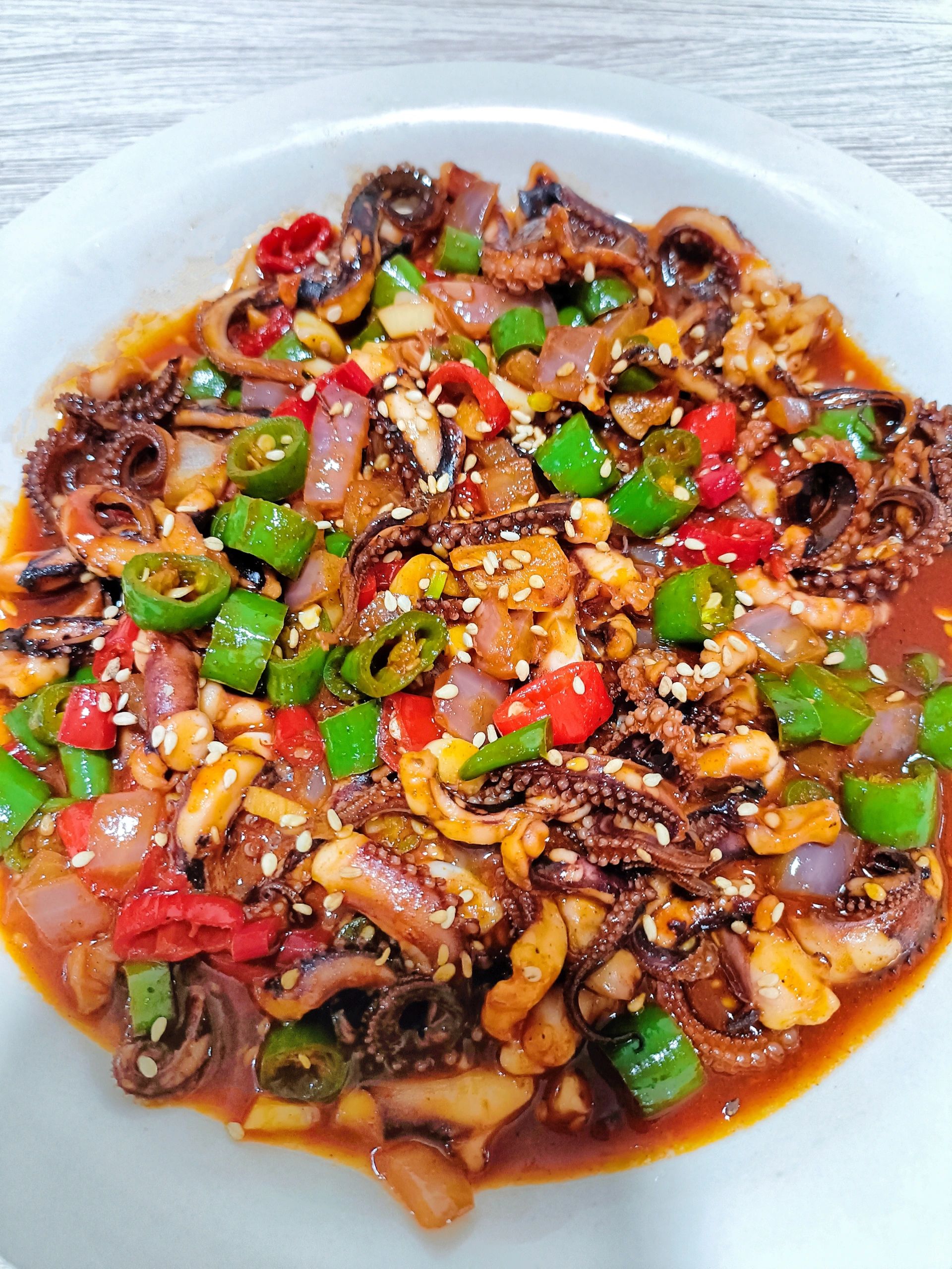 复刻米村拌饭的香辣鱿鱼，家庭版做法