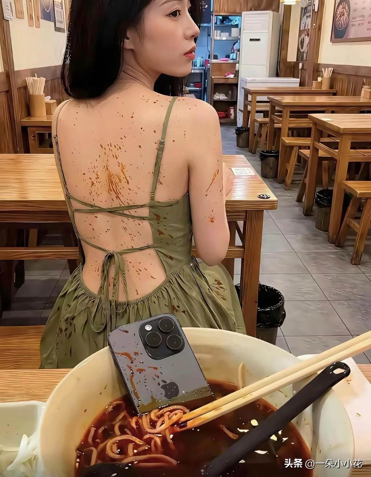 就说，我这打招呼的方式怎么样吧
哎呀，这晚饭真不知道吃什么了，去吃碗小面吧！偶遇
