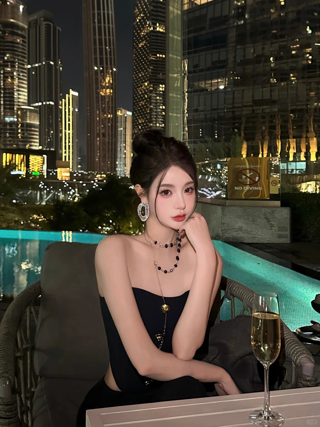 你说今晚夜色很美｜迪拜夜景纸醉金迷🌃