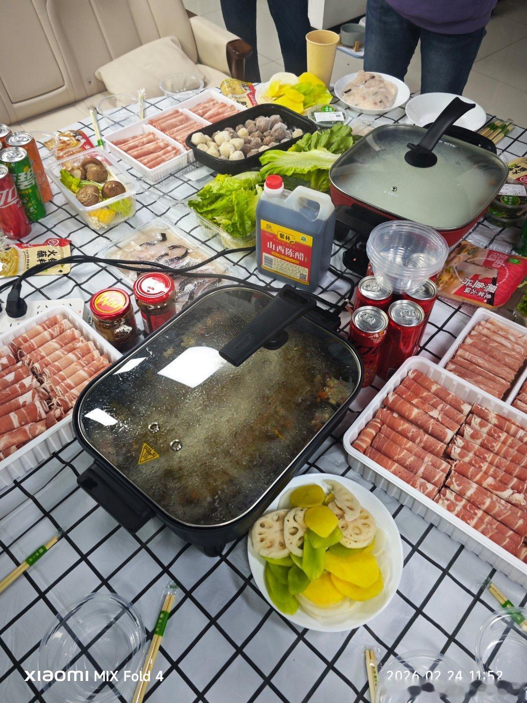 开工第一顿 红红火火 