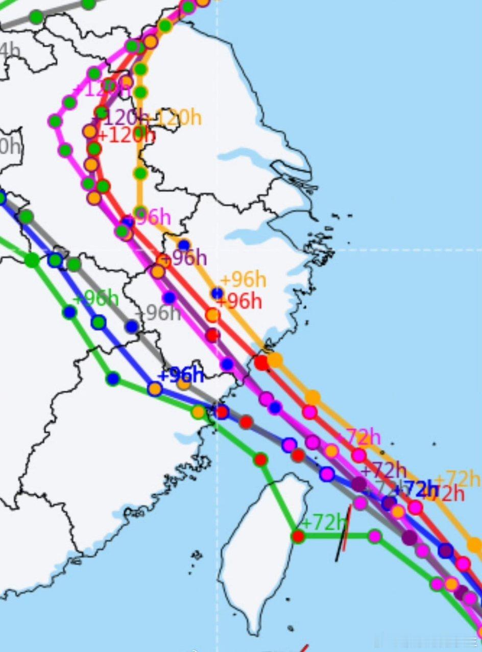 台风这台风🌀又来了注意安全啊看台风的路线…还是拐弯到小日本吧