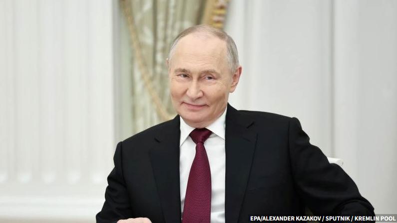 普京：俄方将以武力或其他方式控制顿巴斯和新俄罗斯地区
俄罗斯总统弗拉基米尔·普京