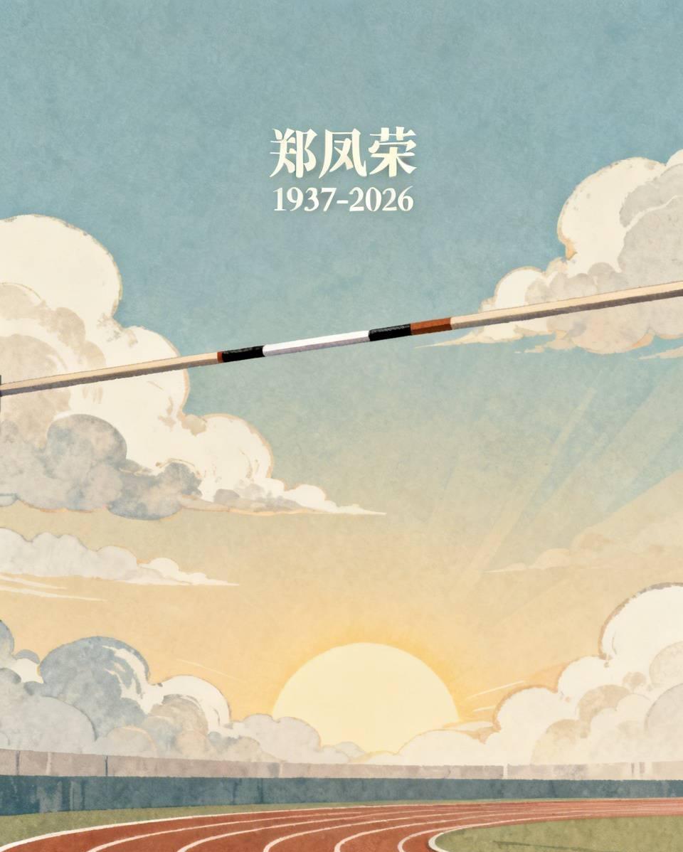 女子跳高名宿、中国田径协会原副主席郑凤荣，于2026年8月25日因病逝世，享年8