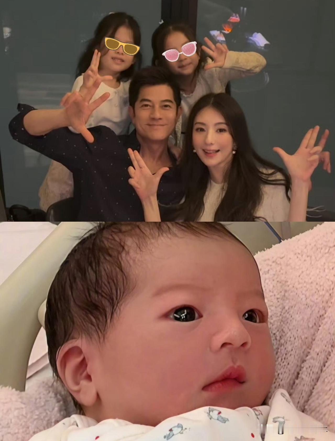 不得不说，
郭富城的小女儿真漂亮啊！
新生婴儿长这么好看的真是太稀罕了！

一般