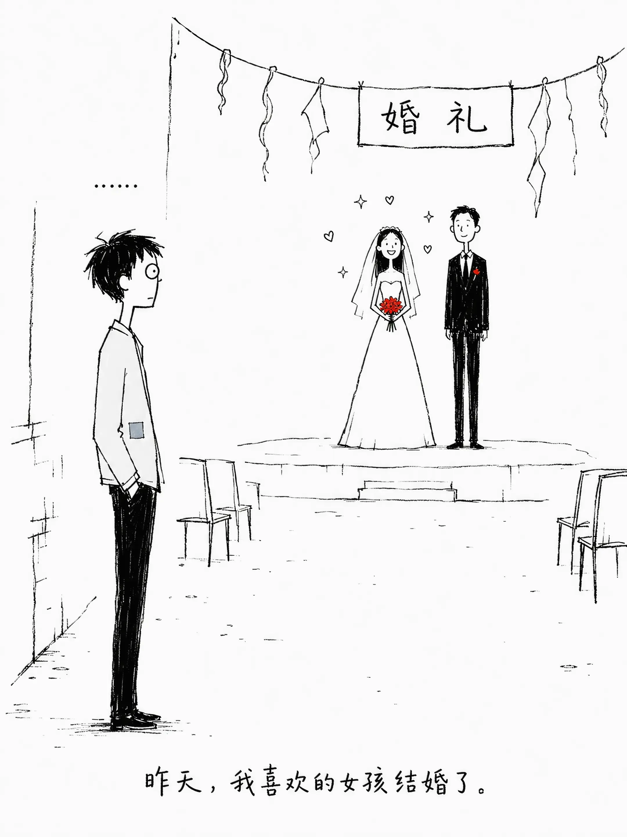 我最终还是错过她了。
