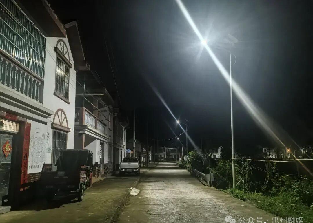 告别摸黑走夜路！快乐“光”临忠县这个村
“以前这条路上的路灯很昏暗，到了晚上看不