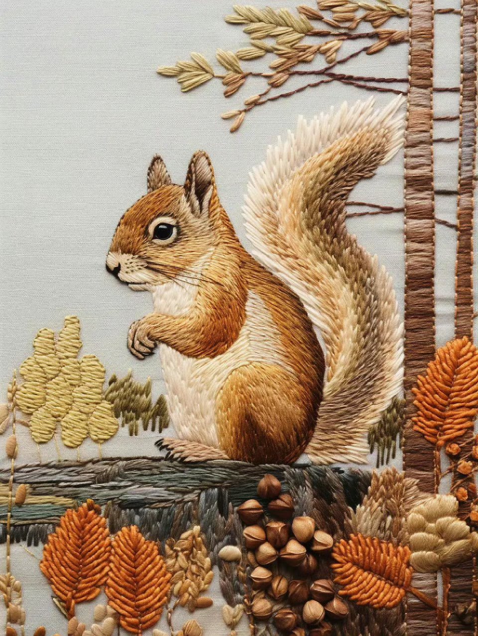 “松鼠是幸运的使者，带来好运和顺利”。 