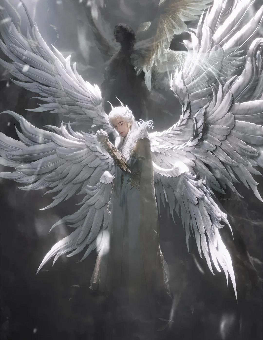 天使降临
杨洋倩女幽魂代言人 这是什么神仙啊，太太太太帅了，这是我心中的天使[爱