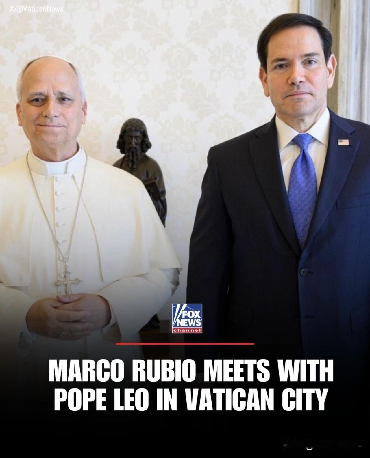 國務卿前往梵蒂岡拜訪教皇🇻🇦
Marco Rubio meets with 