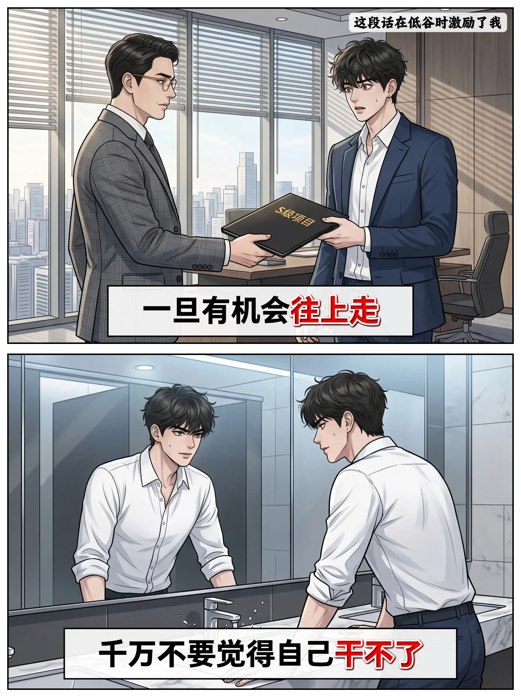 胆子大一点比什么都强，机会是闯出来的。
