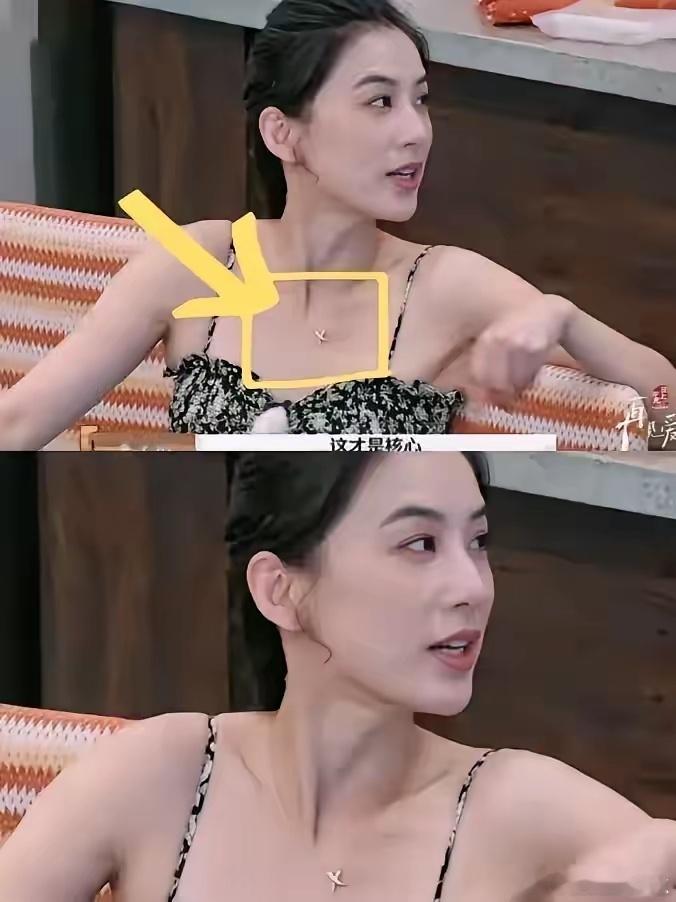 真高级，镶在锁骨上的项链 