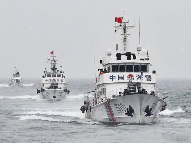 死不要脸！[吐]昨日，#中国海警在厦金海域开展执法巡查行动# ，而蔡阴魂团伙的“