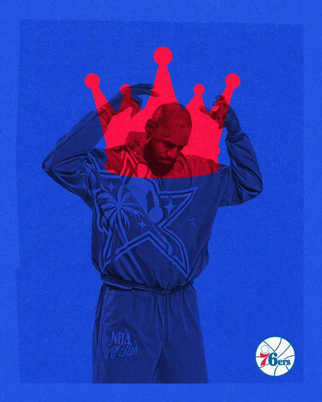 NBA官方：詹姆斯将与76人队一起征战他历史性的第24个NBA赛季 👑