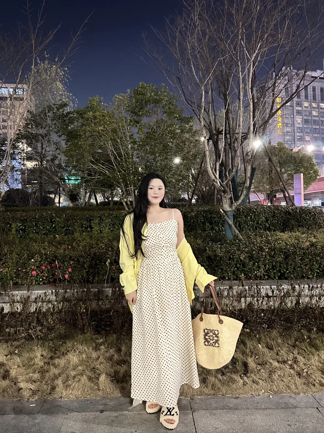 175斤｜波点裙真的太适合大码女生的春夏啦