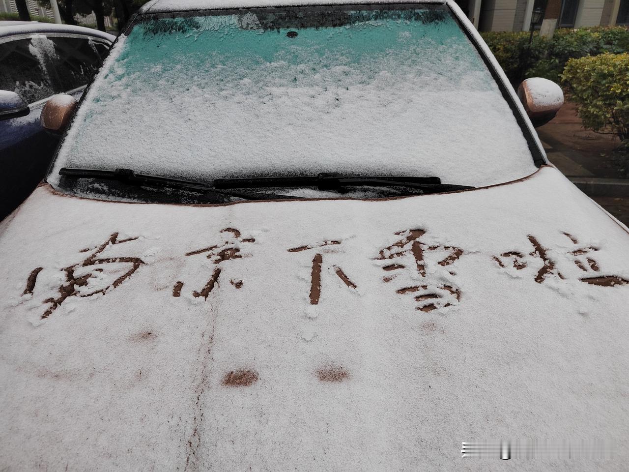 今天是2026年元旦，南京瑞雪迎新岁，昨天夜里至今天上午南京喜降瑞雪，最低温度2