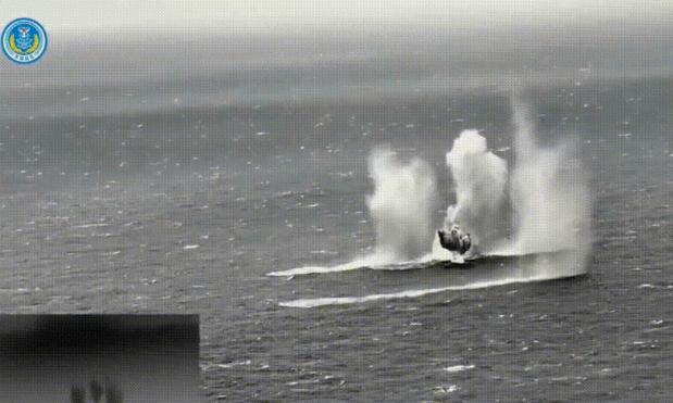 实弹射击后，对岸终于承认了两件事情：一、演习区域进入12海里范围；二、远火实弹射