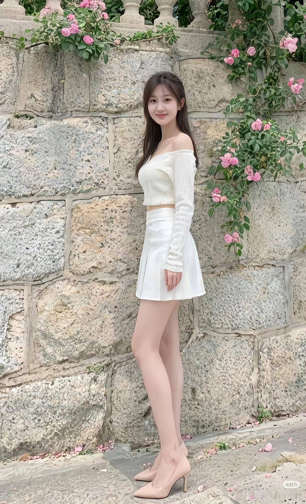 对联
上联：[作揖][作揖][作揖]
下联：两朵桃花出墙来。