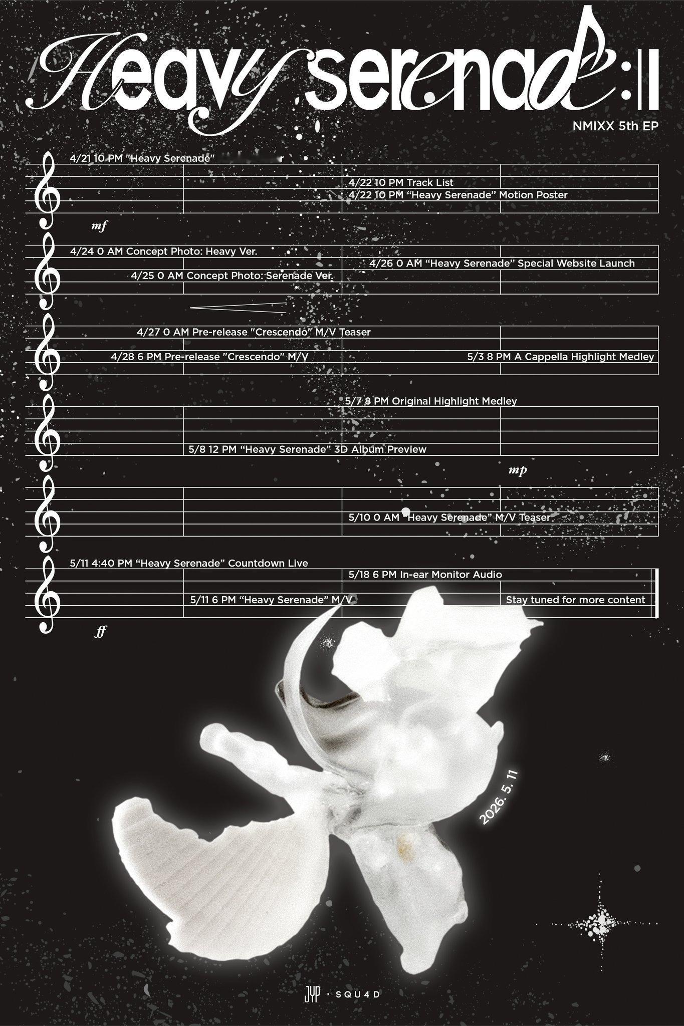 NMIXX单曲5辑 “Heavy Serenade” 预告+专辑配置公开🎼➫ 