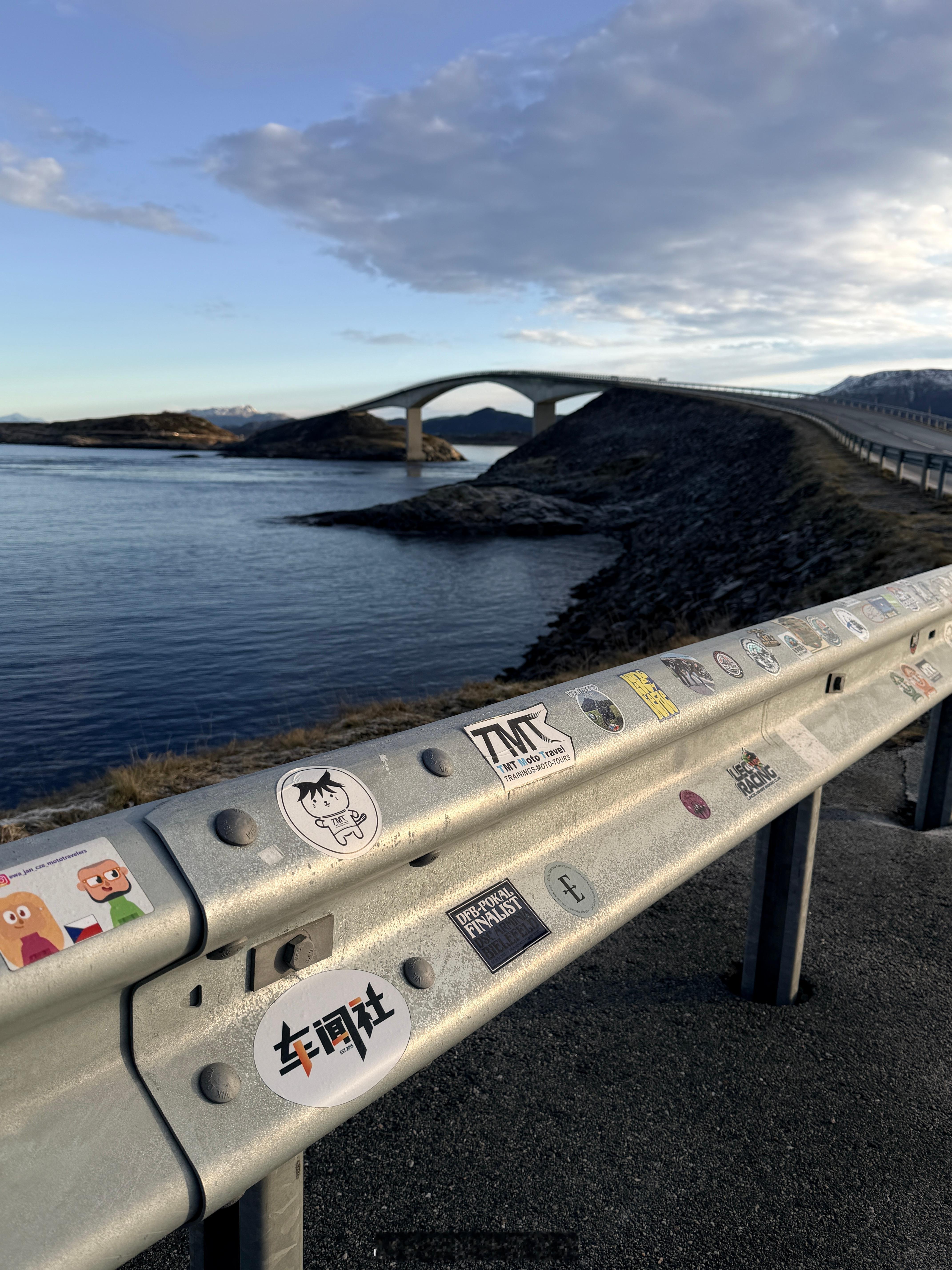 又来了，这次天气真好 挪威·大西洋之路