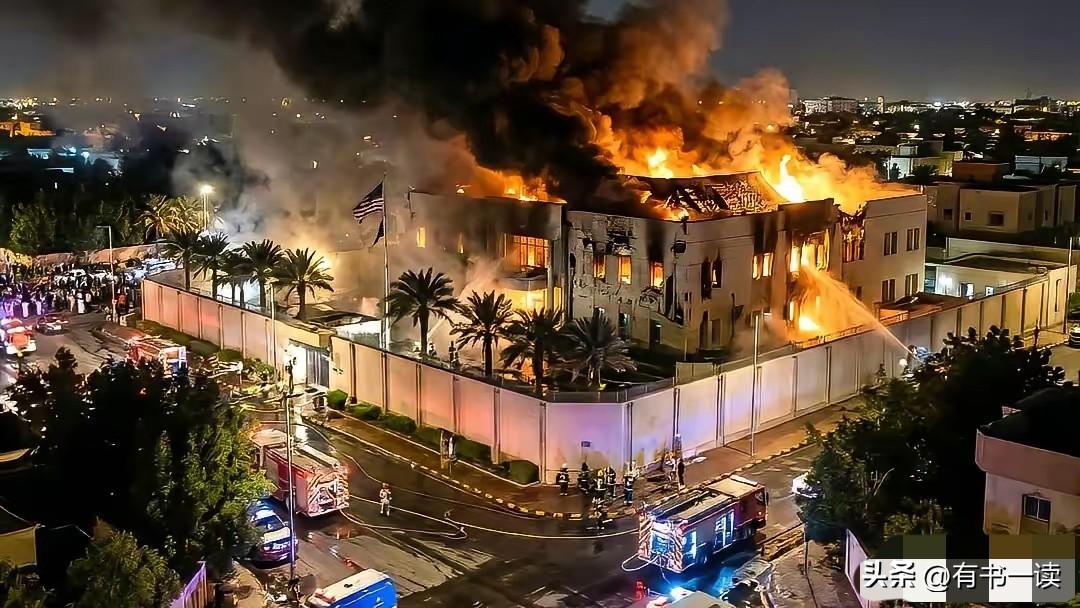 一夜连炸两馆！“全球老大”的护身符，这次真不灵了？

凌晨的利雅得，美国驻沙特大