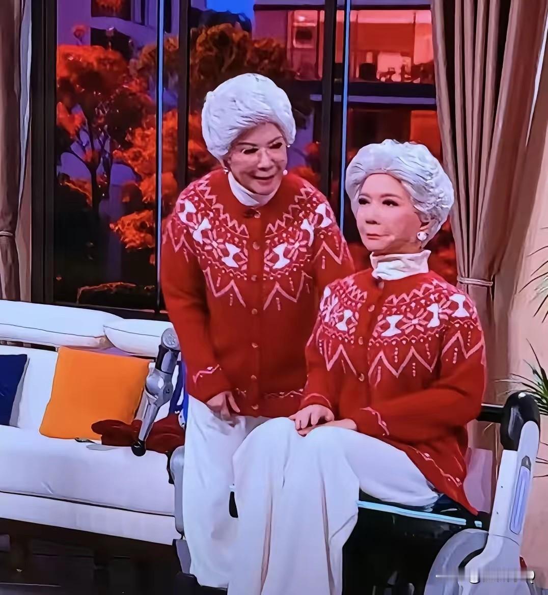 蔡明携仿真机器人登春晚舞台，这个机器人工艺直接刷新了我们对机器人的刻板印象。
