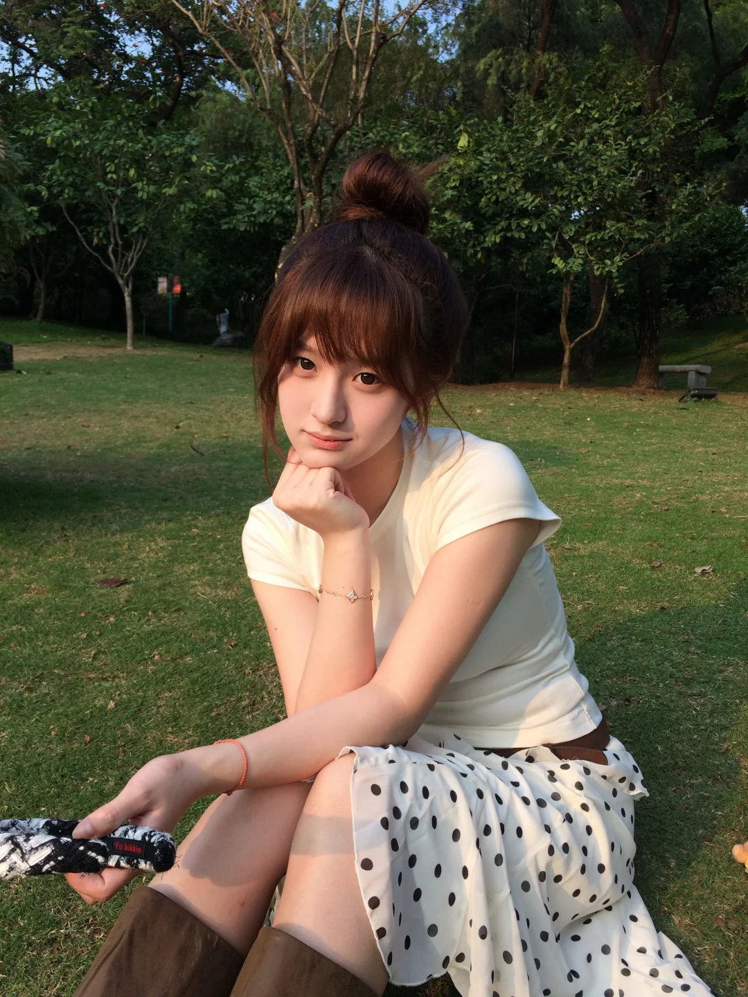 🌳存一些公园野餐生活感拍照姿势