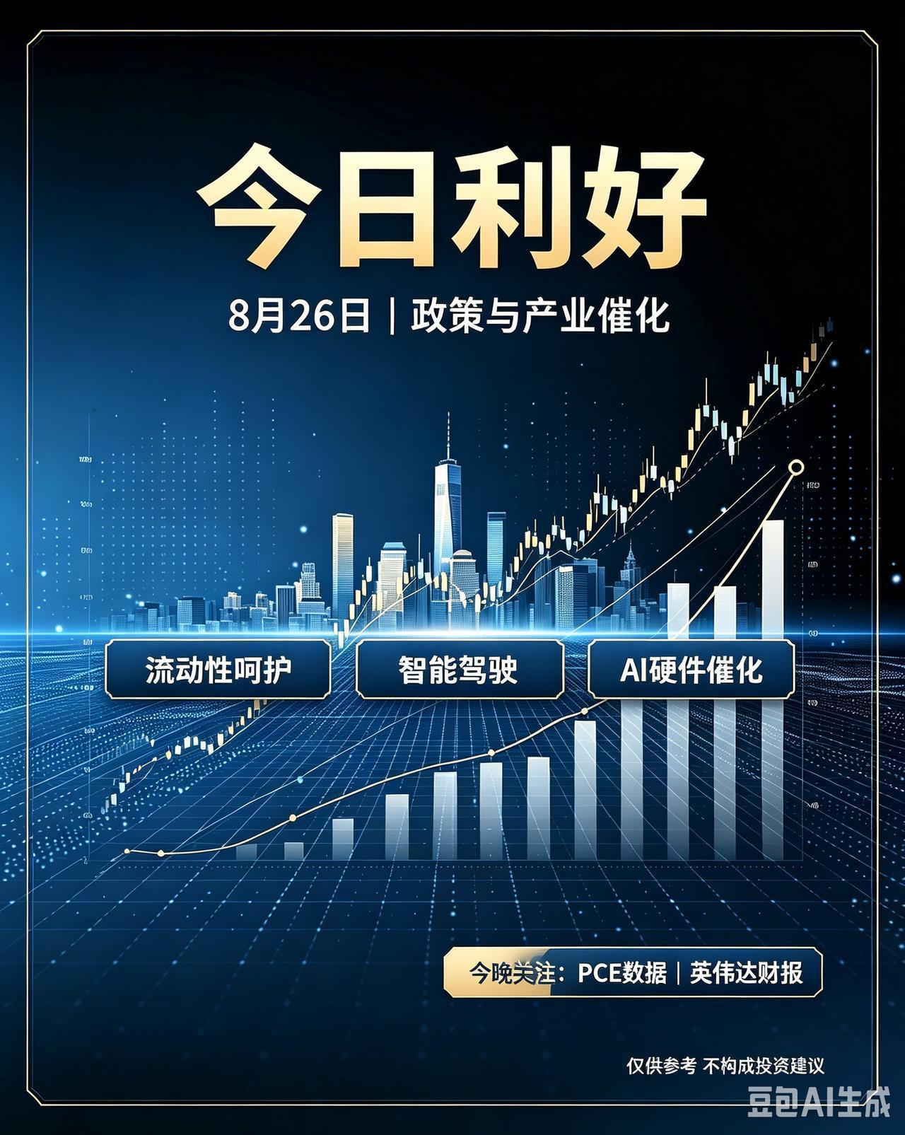 8月26日｜今日利好速览
 
风险提示：信息仅供参考，不构成投资建议
 
🔹宏