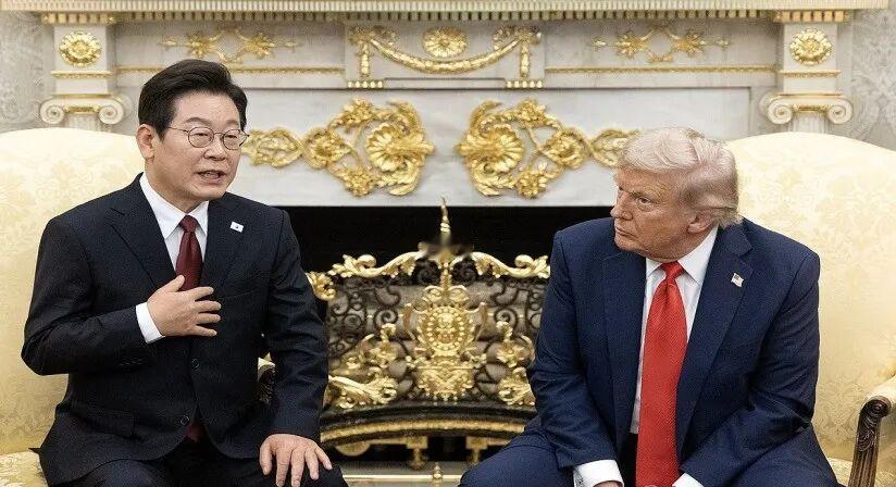 他确实很聪明，说话水平高。李在明情商不错，关于特朗普当面“要地”的事情，他给予了