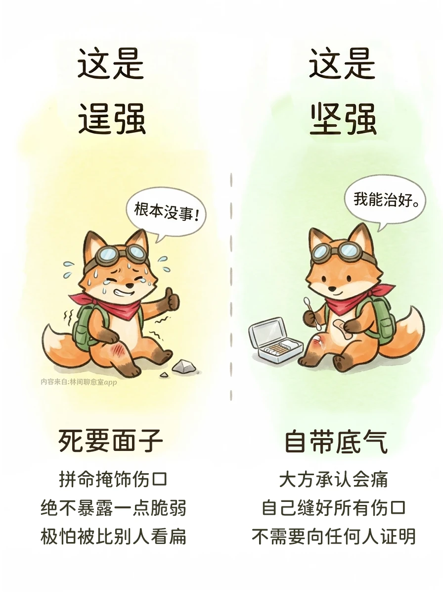 你以为的坚强，实际上是逞强