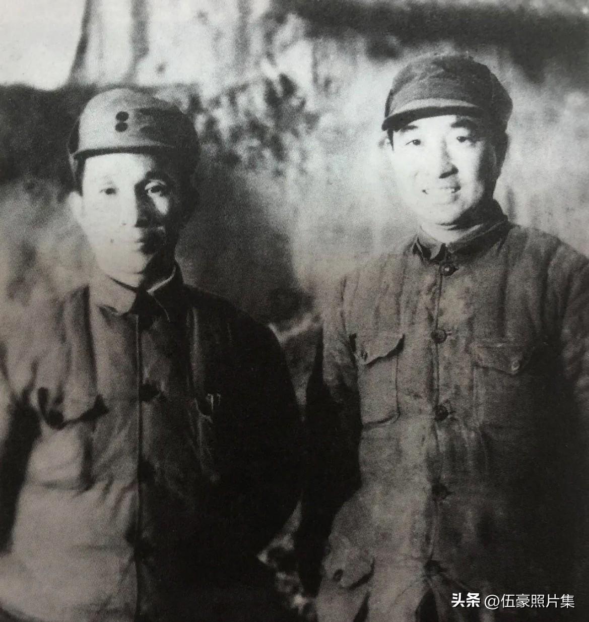 1947年12月，平汉路破击战役期间，华东野战军副司令员粟裕与晋冀鲁豫野战军第四