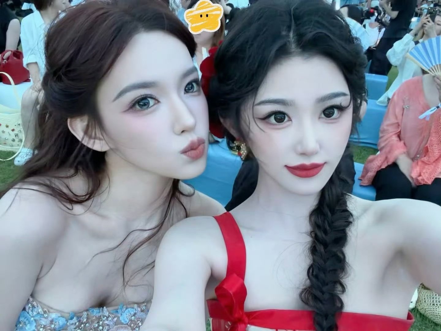 孔雪儿程潇同框哎呦喂 女明星一个比一个美