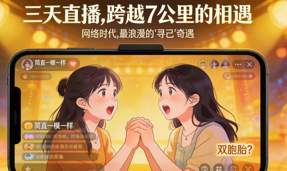 两女子相隔7公里长得一模一样！直播寻人三天找到“另一个自己”
近日，河南洛阳发生