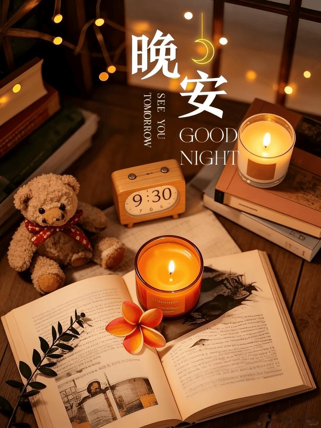 晚安 夜色温柔，岁月静好，愿所有奔波都有归宿，所有努力都有回响。不负时光，不负自