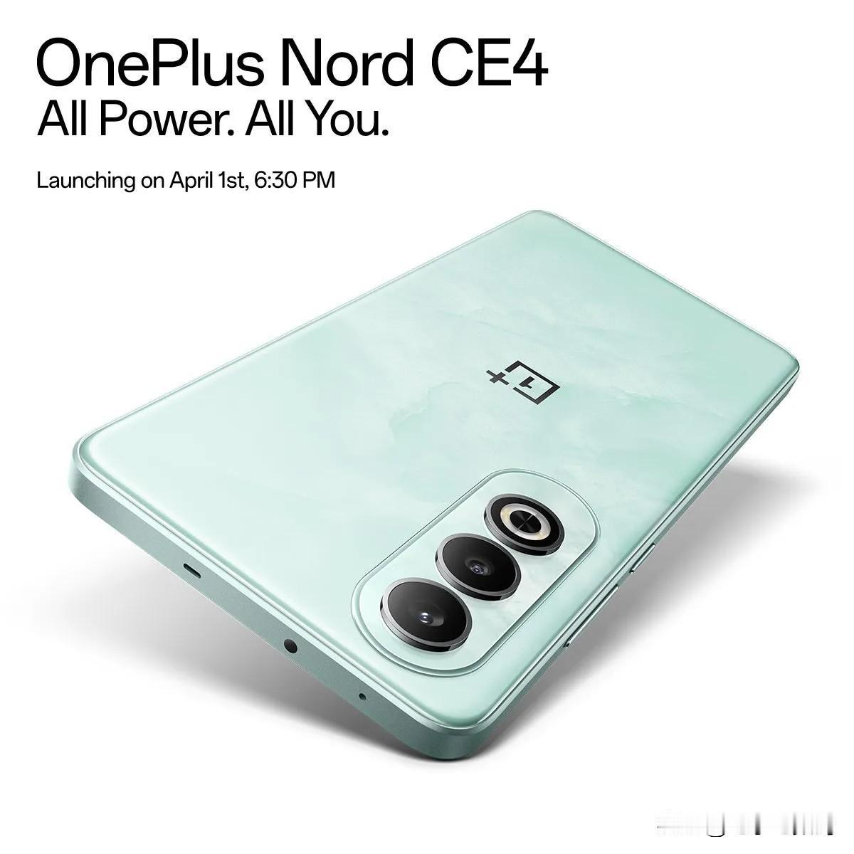 一加Ace3V对应的海外新机 OnePlus Nord CE4 外观曝光，采用无