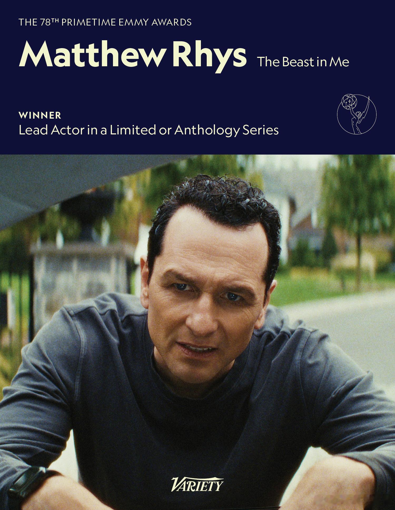 2026年艾美奖限定剧/单元剧类最佳男主角奖——Matthew Rhys《兽藏我