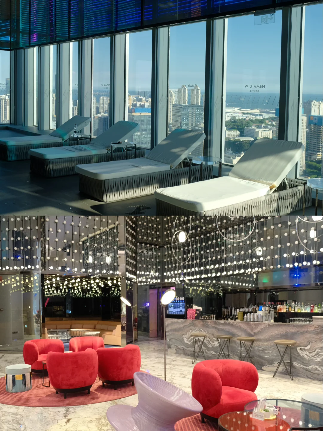 邂逅厦门 W 酒店，设计感满满的宝藏酒店 一步入酒店大堂，就仿佛进入了...