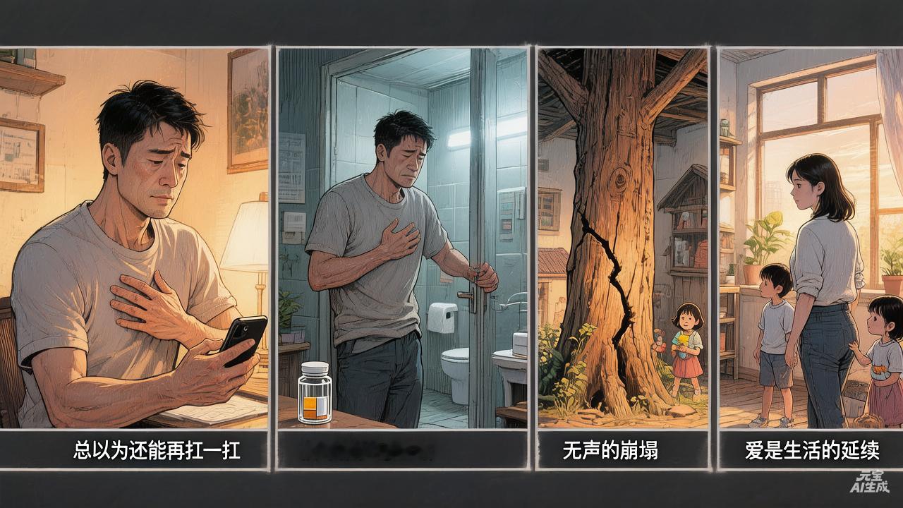 30岁男子上完厕所突然离世中年“夹心层”的脆弱往往都是藏在无人知晓的岁月里！河南
