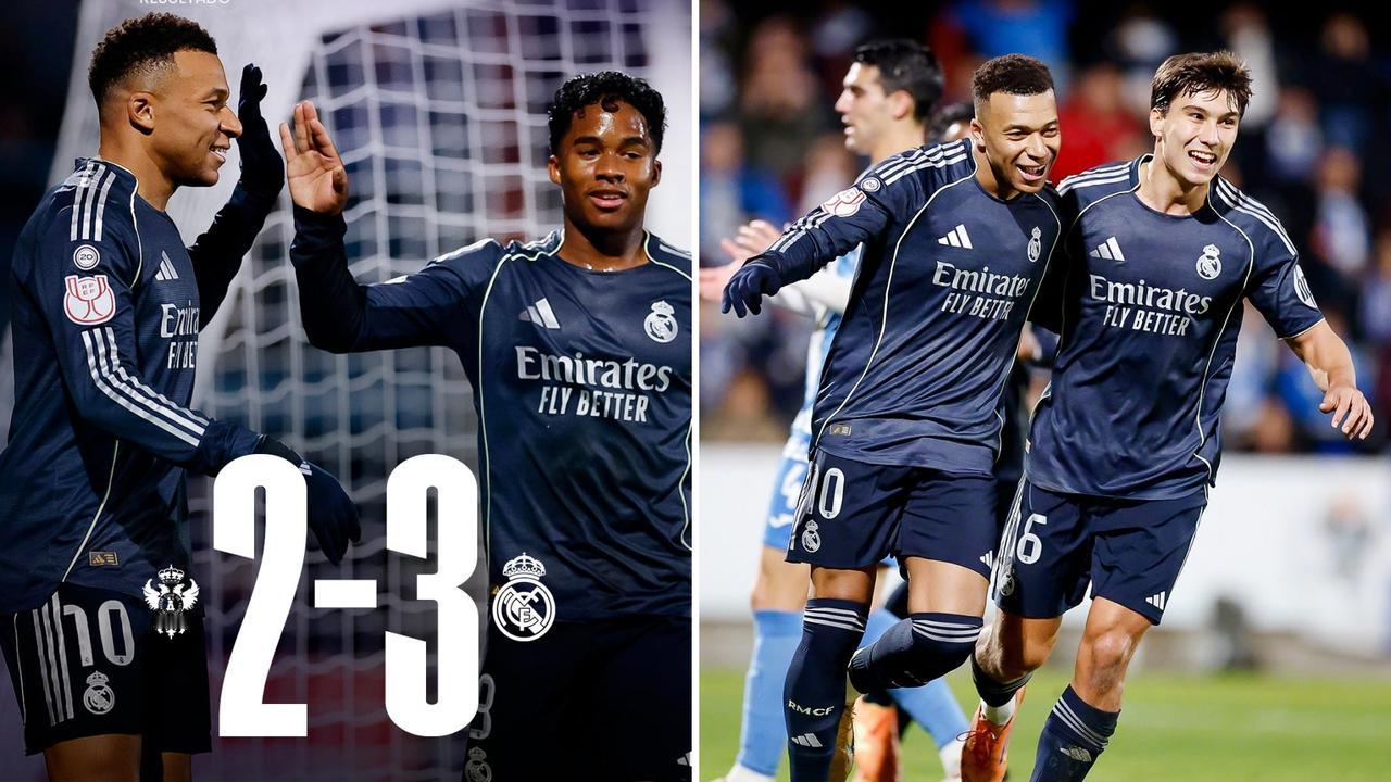 西班牙国王杯：皇家马德里客场3-2塔拉维亚，晋级16强。
姆巴佩传球造成法兰多自