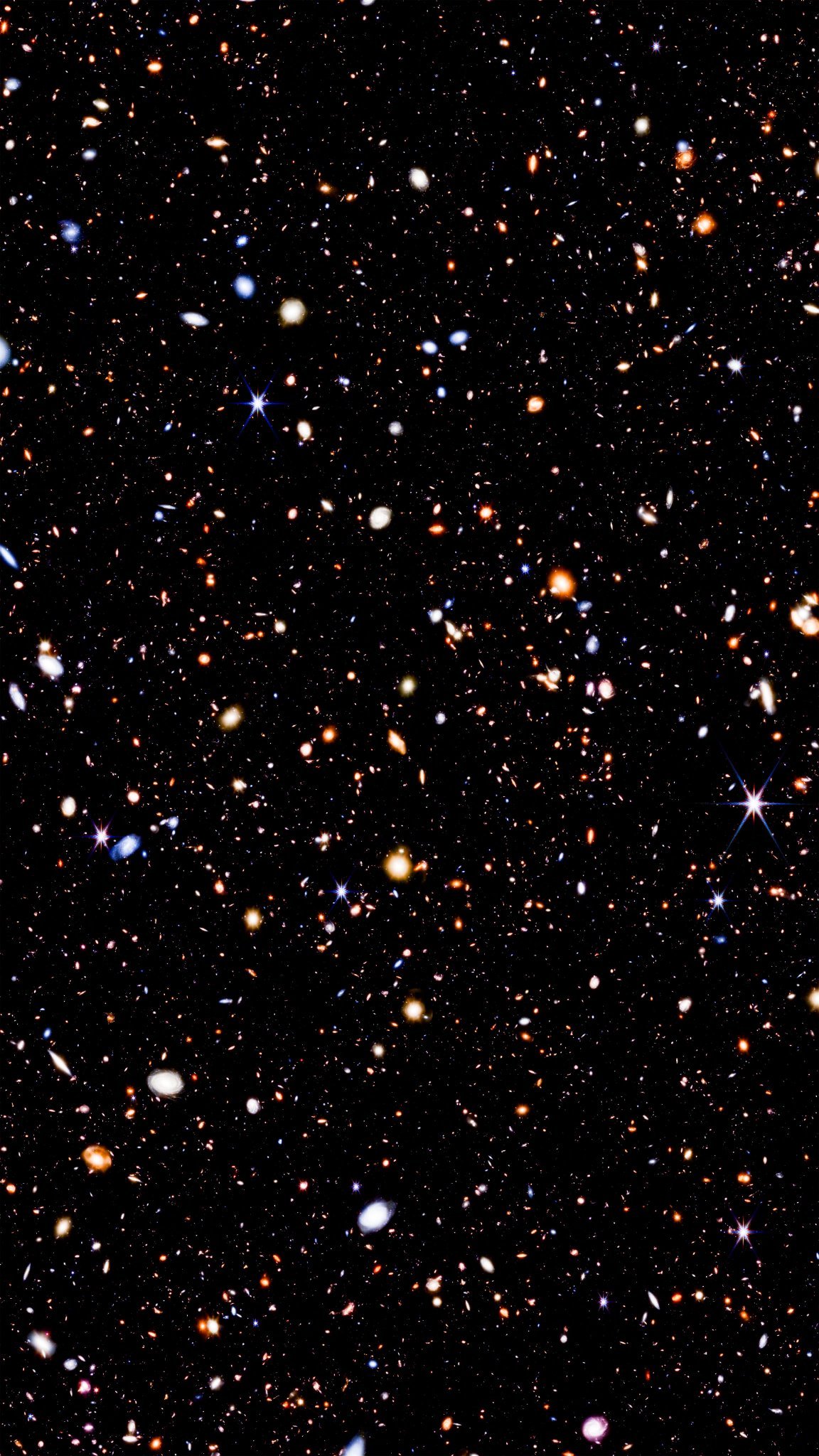 可观测宇宙直径达930亿光年，包含超过2万亿个星系。每个星系拥有数十亿颗恒星。我