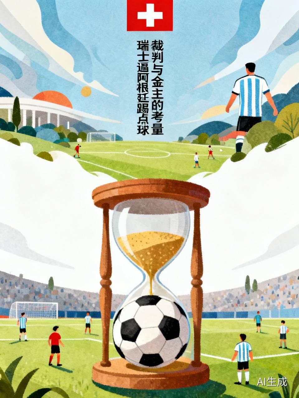下场瑞士继续逼阿根廷踢点球，
不过话说回来，
裁判不答应啊。
国际足联和后面的金
