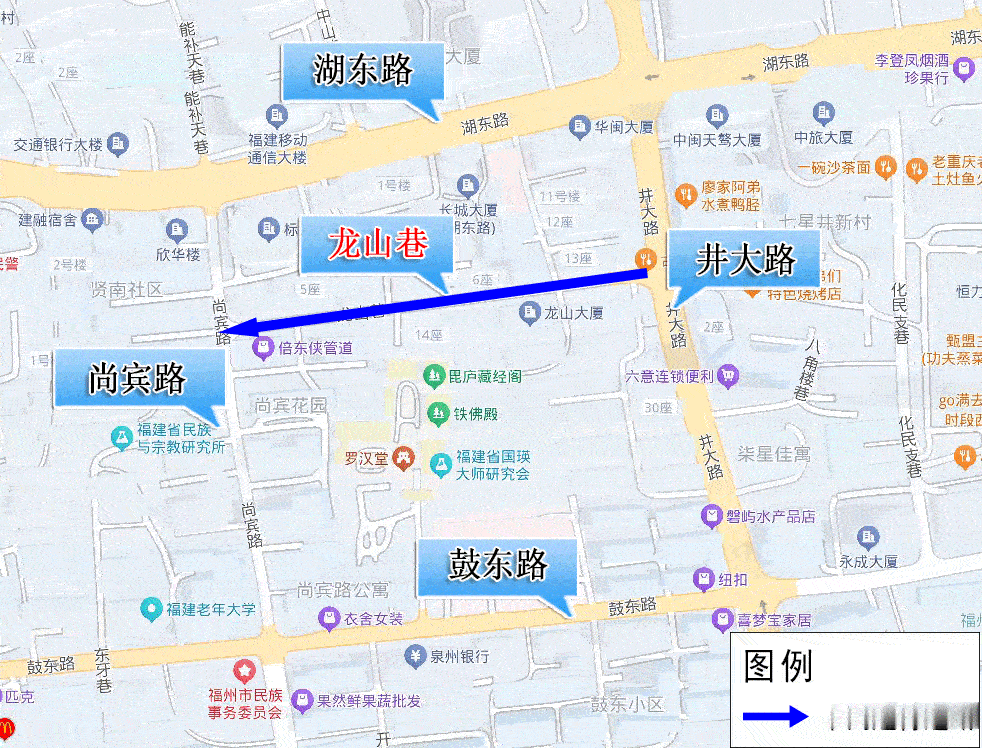 【6月13日起，福州龙山巷等道路实行机动车单向通行】

为确保道路交通有序、安全