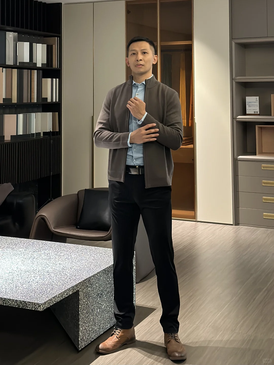 给对象安排的新夹克，好看吗？