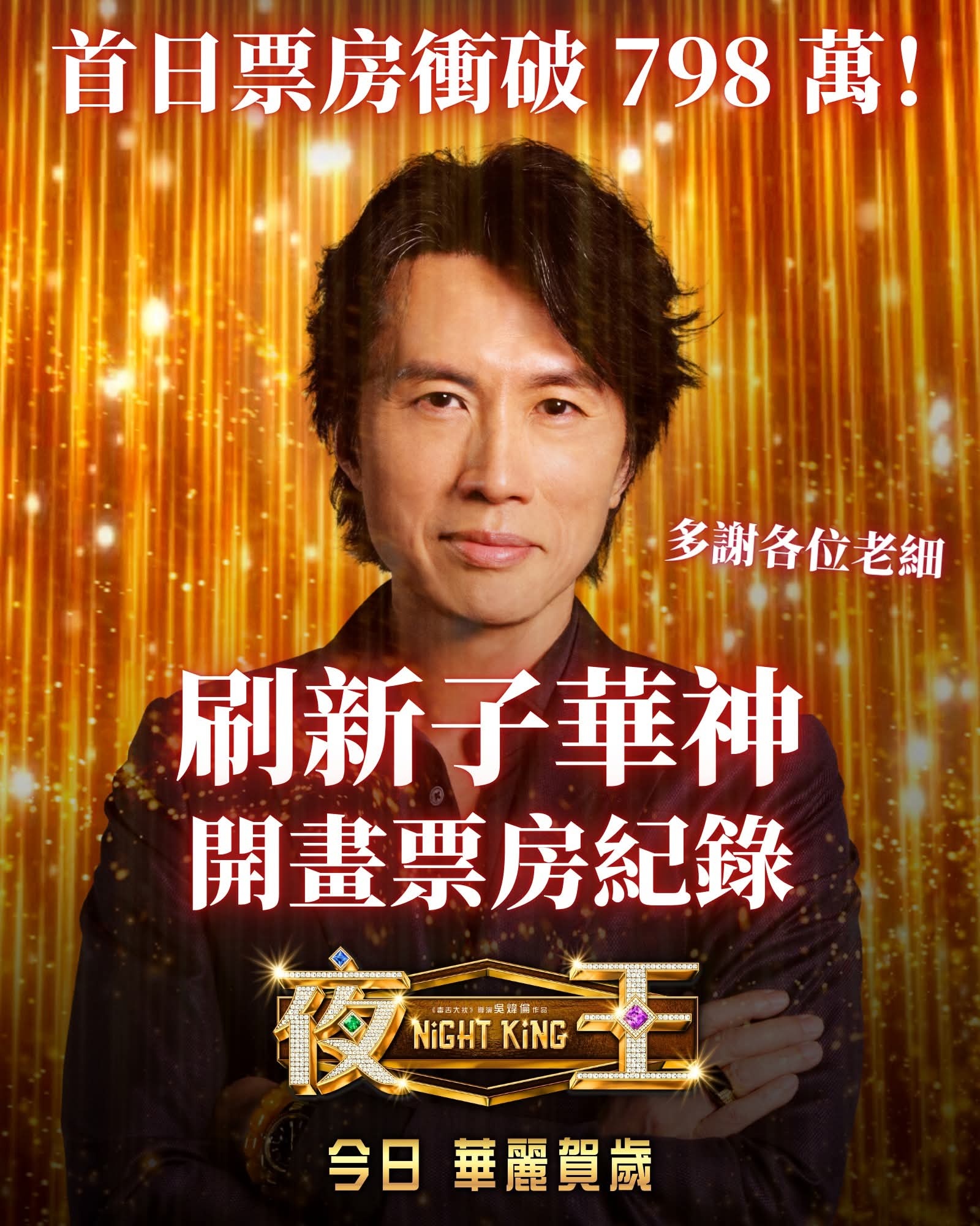 香港地区港产片票房前6目前是三部黄子华三部古天乐，如果票房表现出色黄子华将会包揽