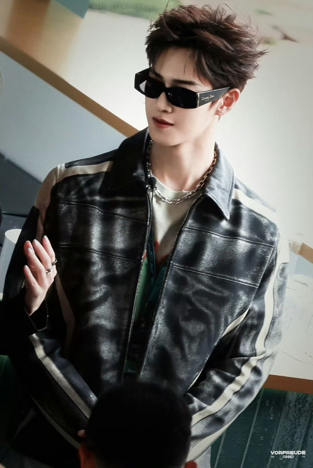 今天亮相F1上海站的艺人于适 刘雨昕 李昀锐 周柯宇 