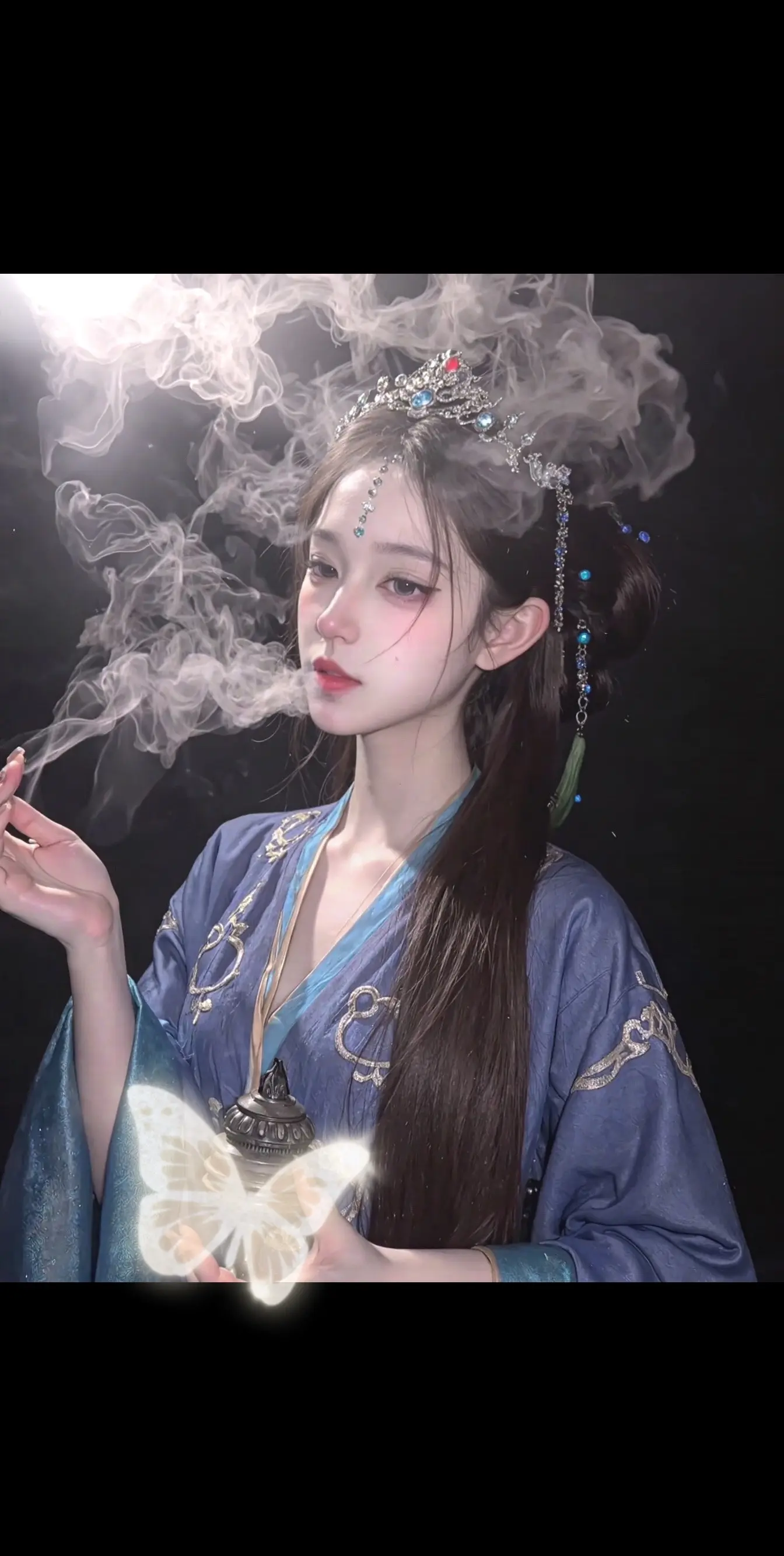 落了白。