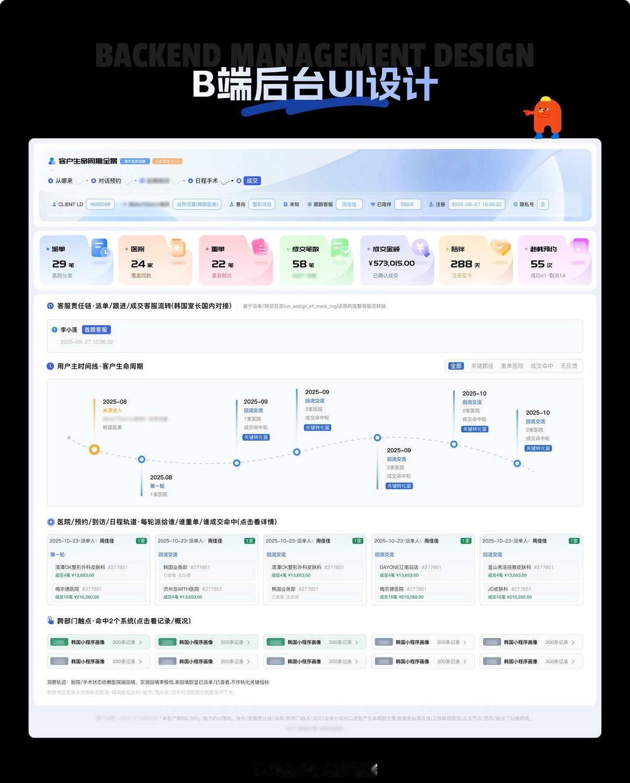 B端 客户数据太乱？我把它捋顺了📊
做B端页面最头疼的，往往不是没数据，而是数